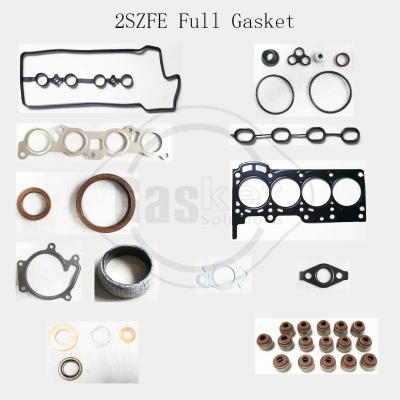 2SZFE 2SZ-FE 1SZ 1SZFE Engine Full gasket set kit for Toyota YARIS VITZ ECHO Hatchback 1.0L 04111-23050 50226200