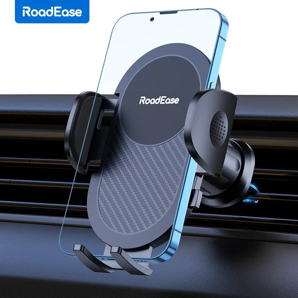 Roadease Phone Mount for Car Phone Holder Cell Phone Holder Hands Free Phone Stand for Car Vent Phone Mount for 4.0-7.2in Phone