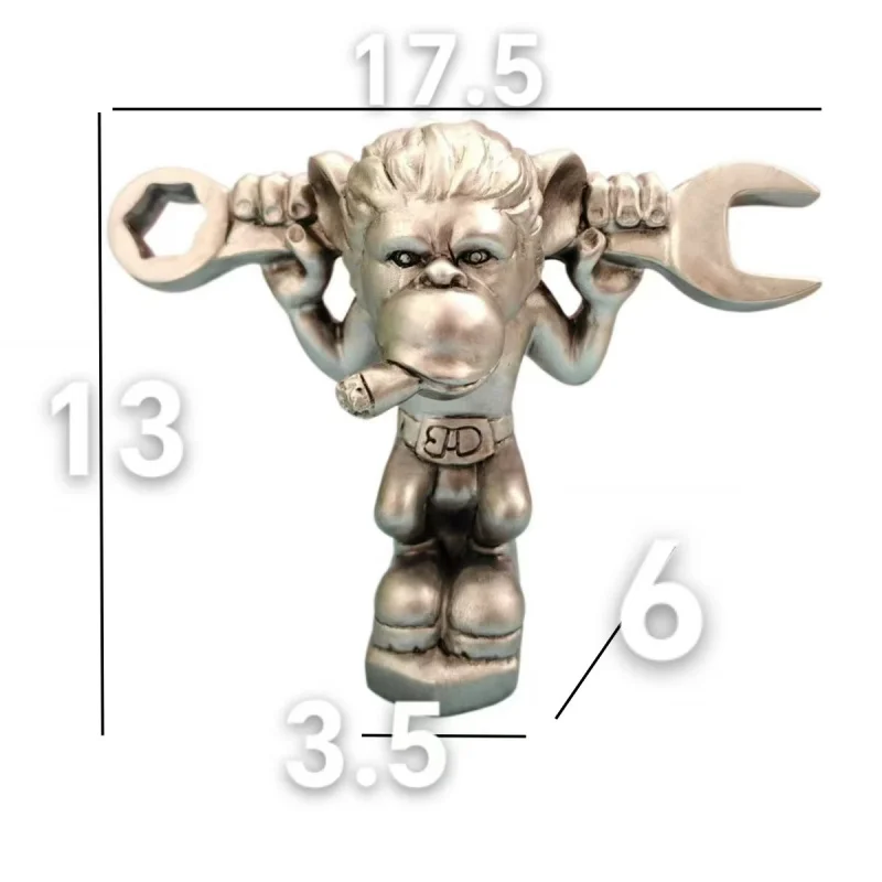 جديد الراتنج الحرف الإبداعية الماوس النحت متعة المنزل داخلي حديقة فناء الديكور الحلي #4