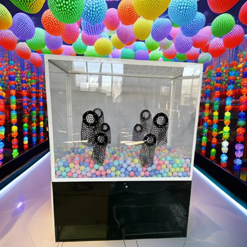 Blowing and Catching the Ball Game Interactive Games Event Games Carnival Games Event Props