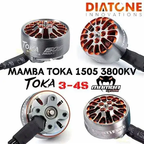 1/4pcs Brushless Motor Diatone MAMBA TOKA 1505 3800kv 3-4s for 3inch~4inch RC Racing Cinewhoop Ducted Drone