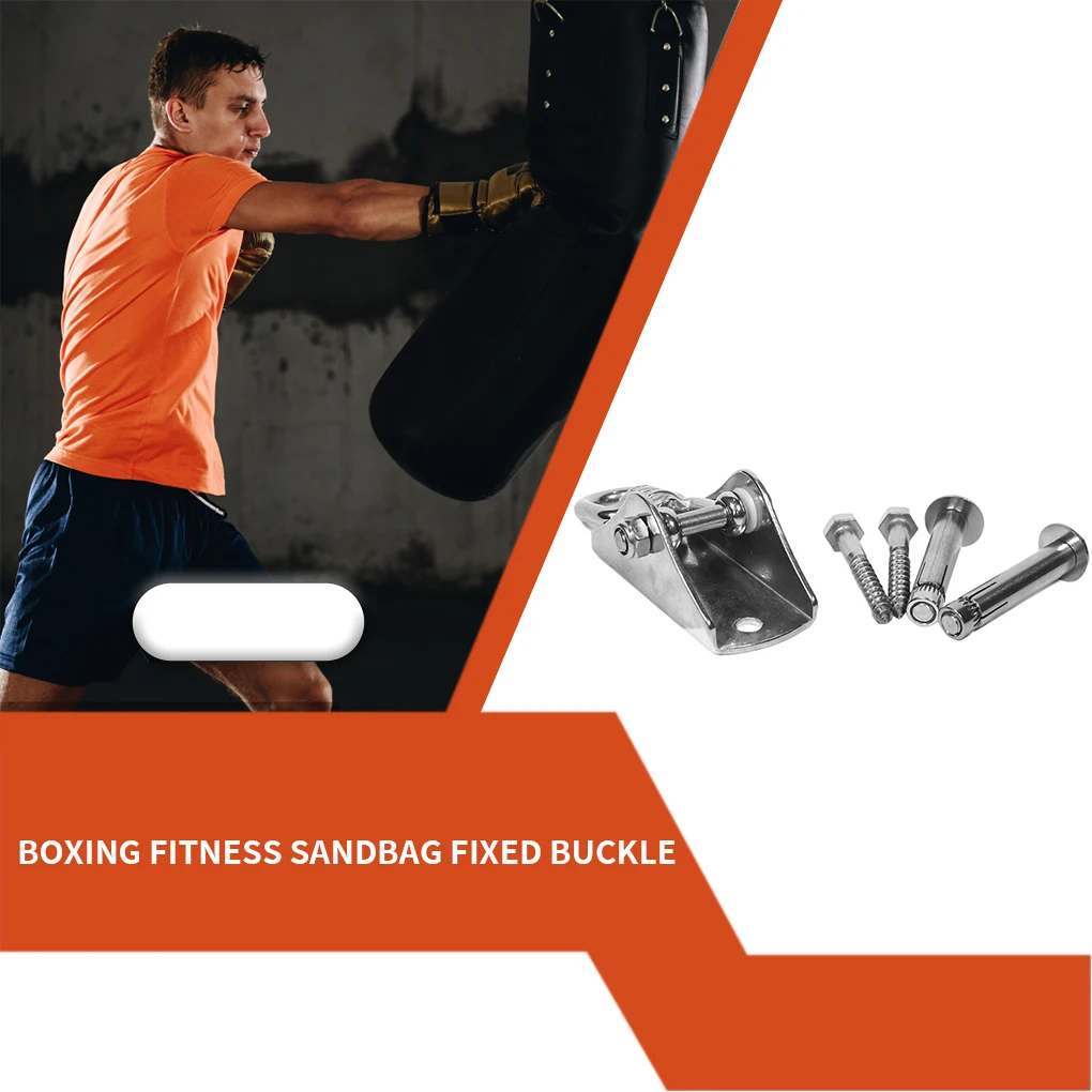 Hanging Buckle Durable Swivel Hooks Hammock Mount Bracket Ceiling Gym Training Stainless Steel Buckles Screws Kit