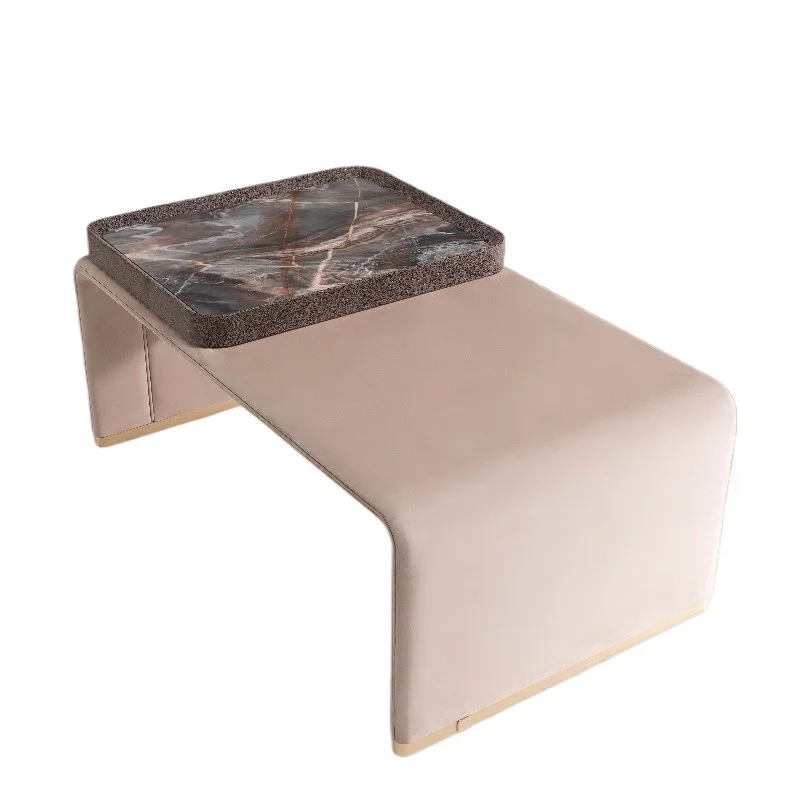 

Simple modern sofa side table small coffee table living room furniture rectangular coffee table