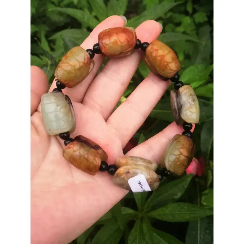 Quality Genuine Hetian Jade Bracelet Tortoise wealth Chinese Style men women jade gift Fashion Jewelry Accessories