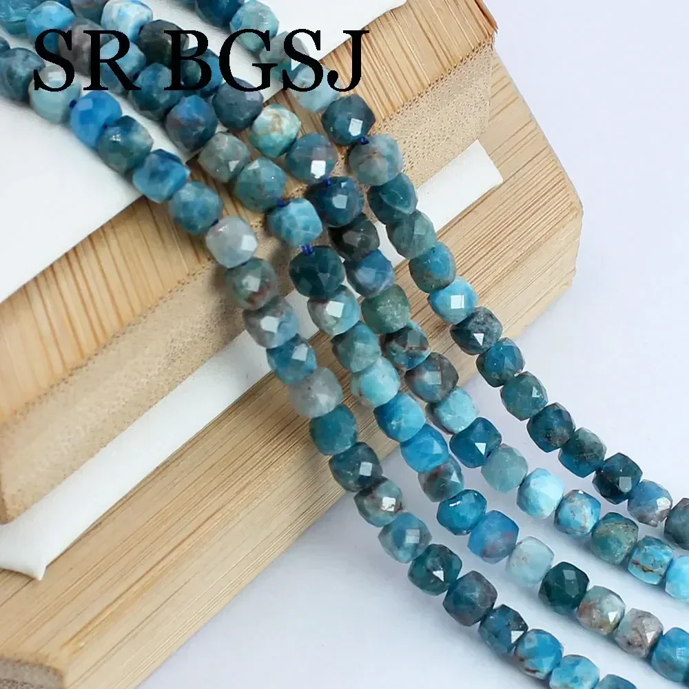 

Бусины из апатита, 4 х4 мм, 15 дюймов