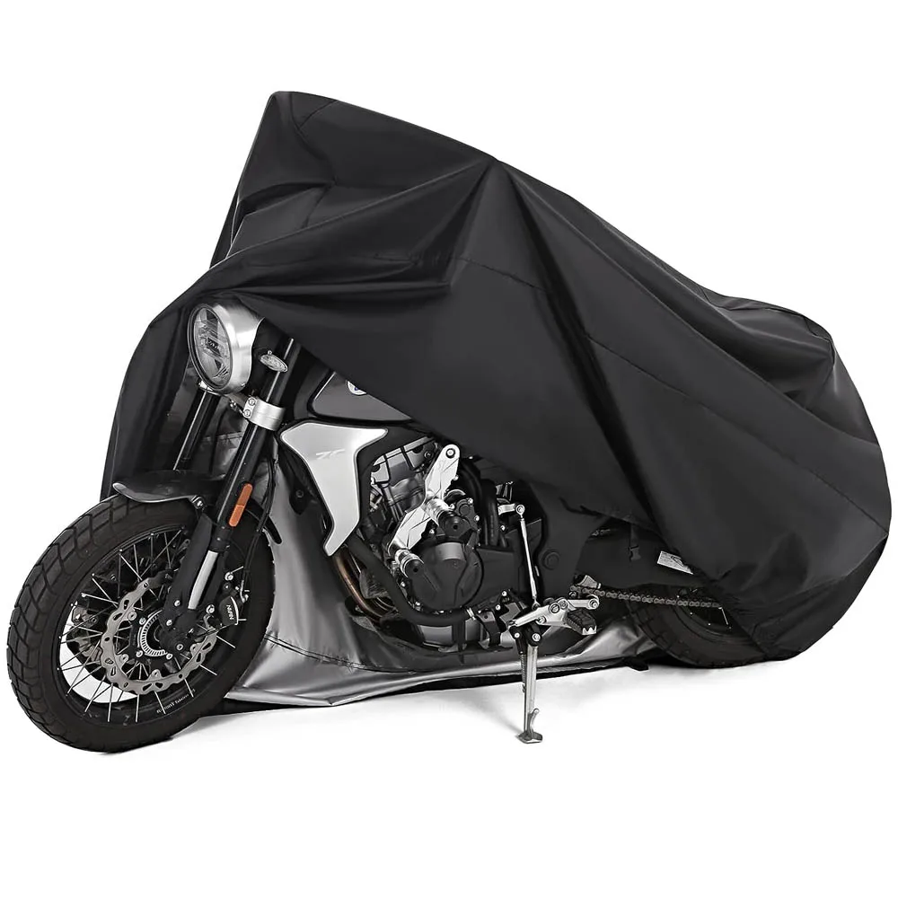 

Universal Motorcycle Cover All Season Weather Waterproof Motorbike Cover with Lock-Holes Storage Bag for Harley Davidson Honda