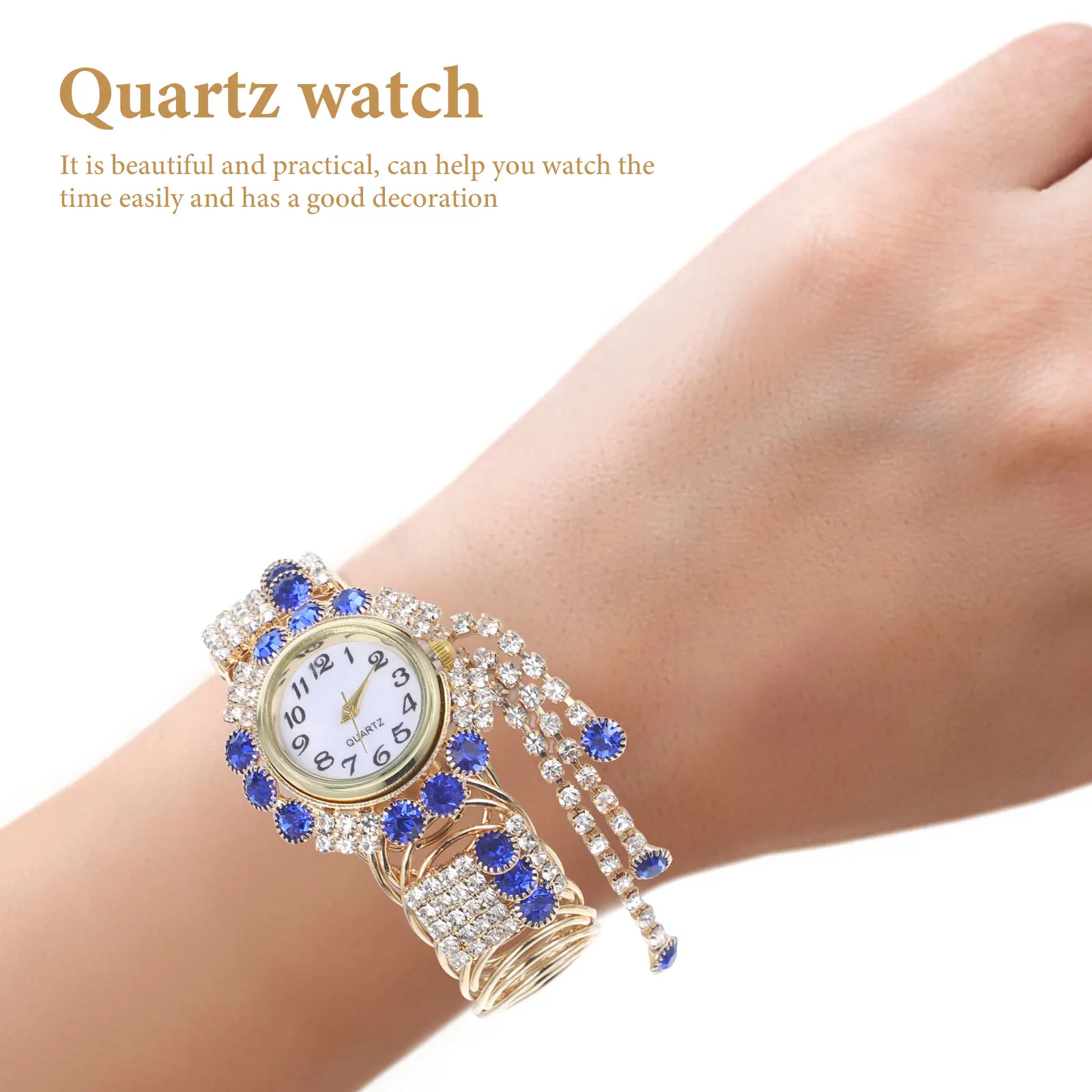 Suits for Women Quartz Women's Watch Jewelry Alloy Luxury Ladies Bangles Watches Bracelet