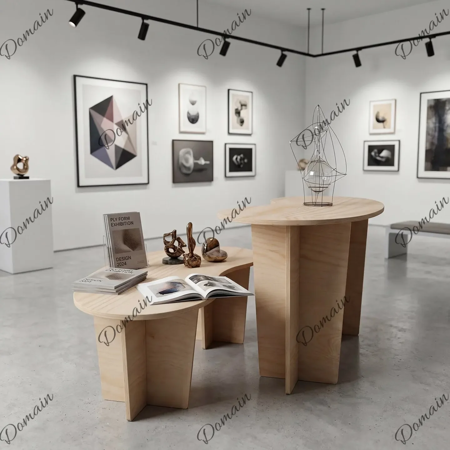 81 N Zhongdao Showcase, Clothing Store, Zhongjian Table Display Counter, High-End Cultural and Creative Exhibition Booth