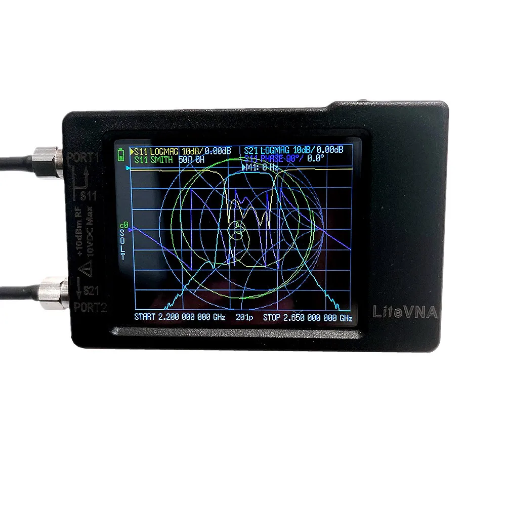 NEW 4 Inch LiteVNA 6GHz Vector Network Analyzer 50KHz~6.3GHz Antenna Analyzer 4” TFT LCD Shortwave MF HF VHF 0.3.1 Version VNA