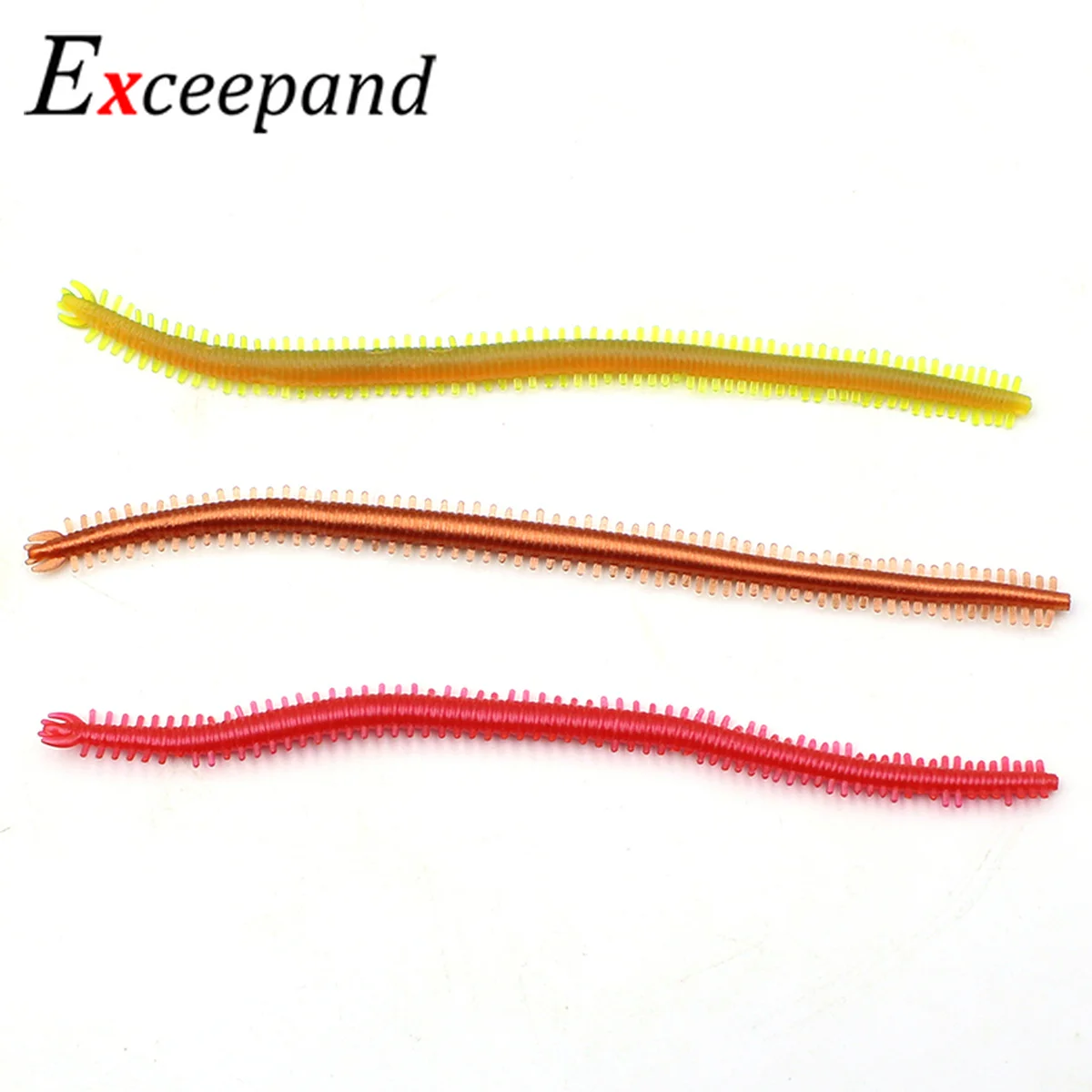 Exceepand 10 pcs/lot Lifelike Centipedes Soft Boinic Fishing Silicone Lures Artificifal Baits Wobblers Fishing Lures Tackle 13cm