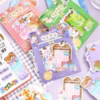 30pcs Special Shaped Memo Lilith and Hem Series Cartoon Cute Handbook Message Decorative Material Paper Note