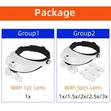 LED Headband Magnifier with Light #2