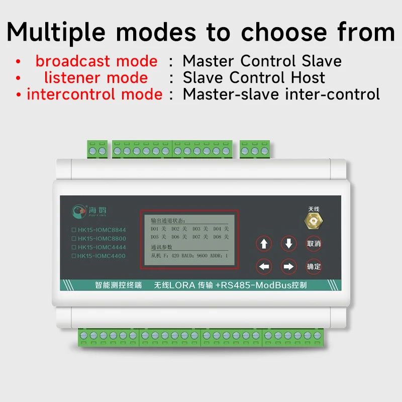 PUFFINS Bidirectional Feedback Switch Remote Signal Transmitter Receiver Wireless IO Controller Relay