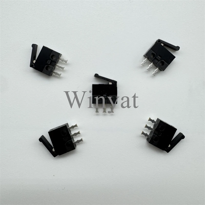 5pcs/lot Black Small/micro Switch Camera Switches Reset Detection Stroke Limit Miniature 3-foot Straight Foot Handle KFC-V-307