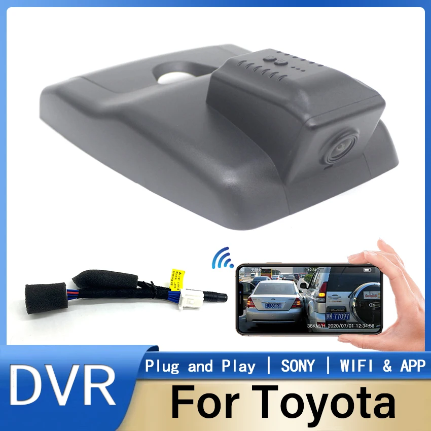 

Plug and play Car DVR Wifi Video Recorder Dash Cam Camera For Toyota Frontlander Corolla Cross 2022 HD Night Vision High Quality