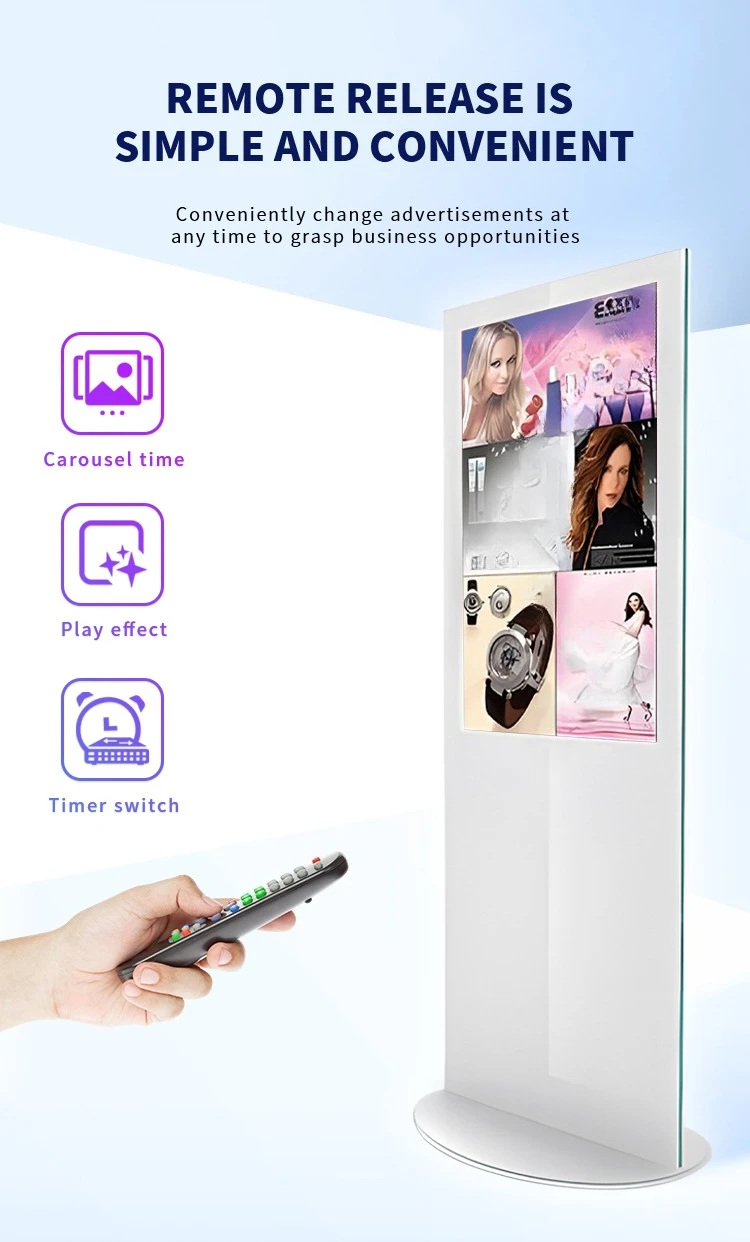 Floor rack Digital product display Intelligent digital signage screen LCD standing advertising screen