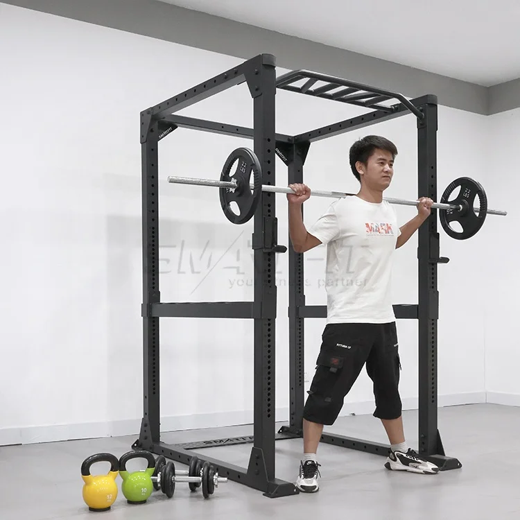 Heim-Fitnessgeräte, kommerzieller Squat Power Rack-Gewichtskäfig