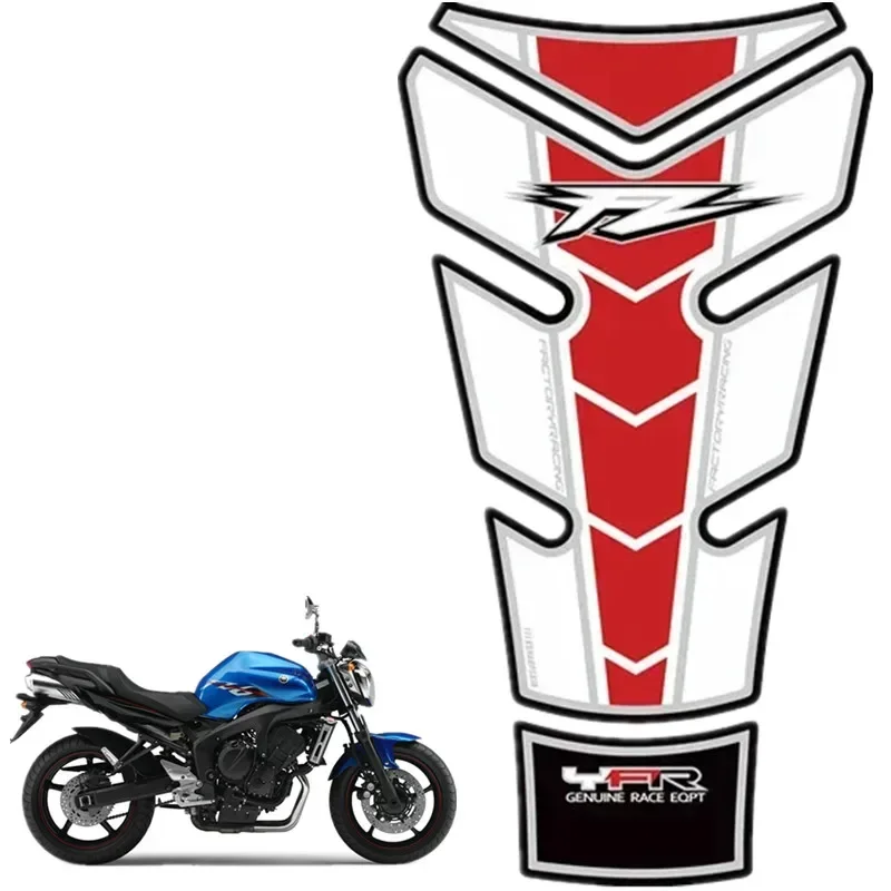 For Yamaha FZ6 Fazer 600 2004 - 2009 Motorbike Tank Pad Protector 3D Gel Sticker Decal