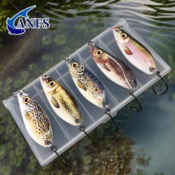 ANFS 5g Casting Spoon Lure Metal Fishing Lure Hard Artificial Bait for Brass Trout Pike Fishing