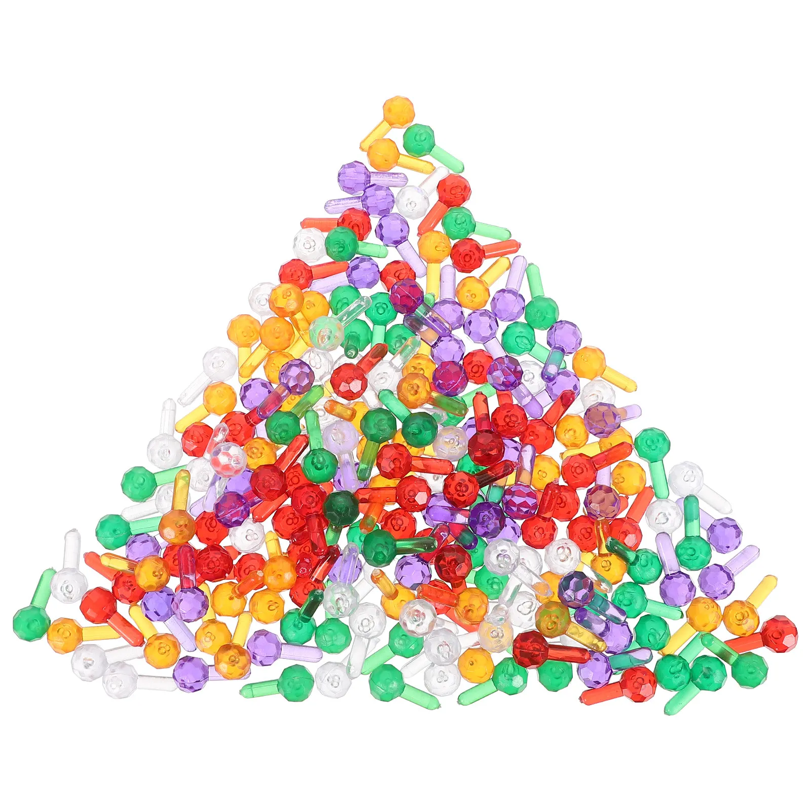 200Pcs Christmas Tree Replacement Bulbs Multicolor Plastic Light Up Bulbs for Indoor Ceramic Xmas Tree Replacement Lights view 3
