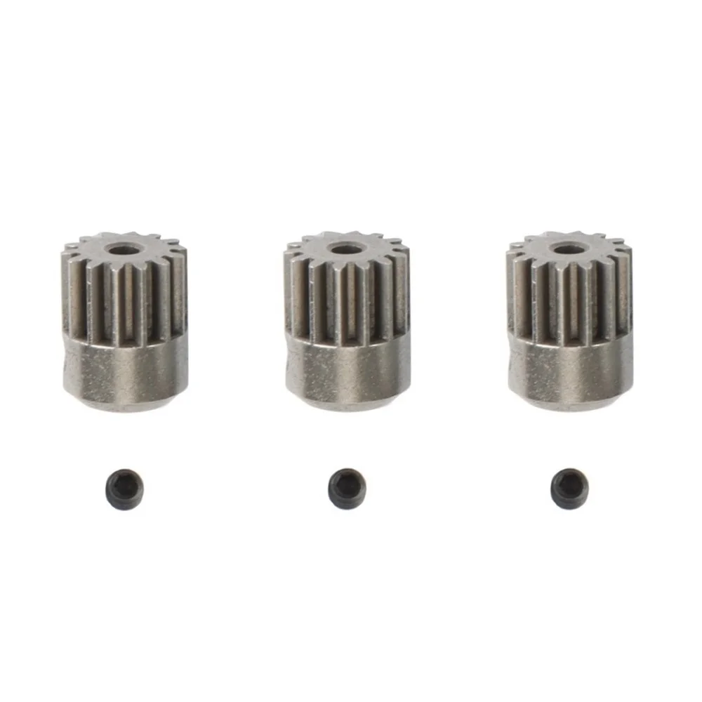 3 Stuks Metalen Motor Tandwiel Tandwiel Tandwiel 14T Voor Hbx 16889 16889a 16890 16890a Sg1601 Sg1602 Rc Auto-Onderdelen