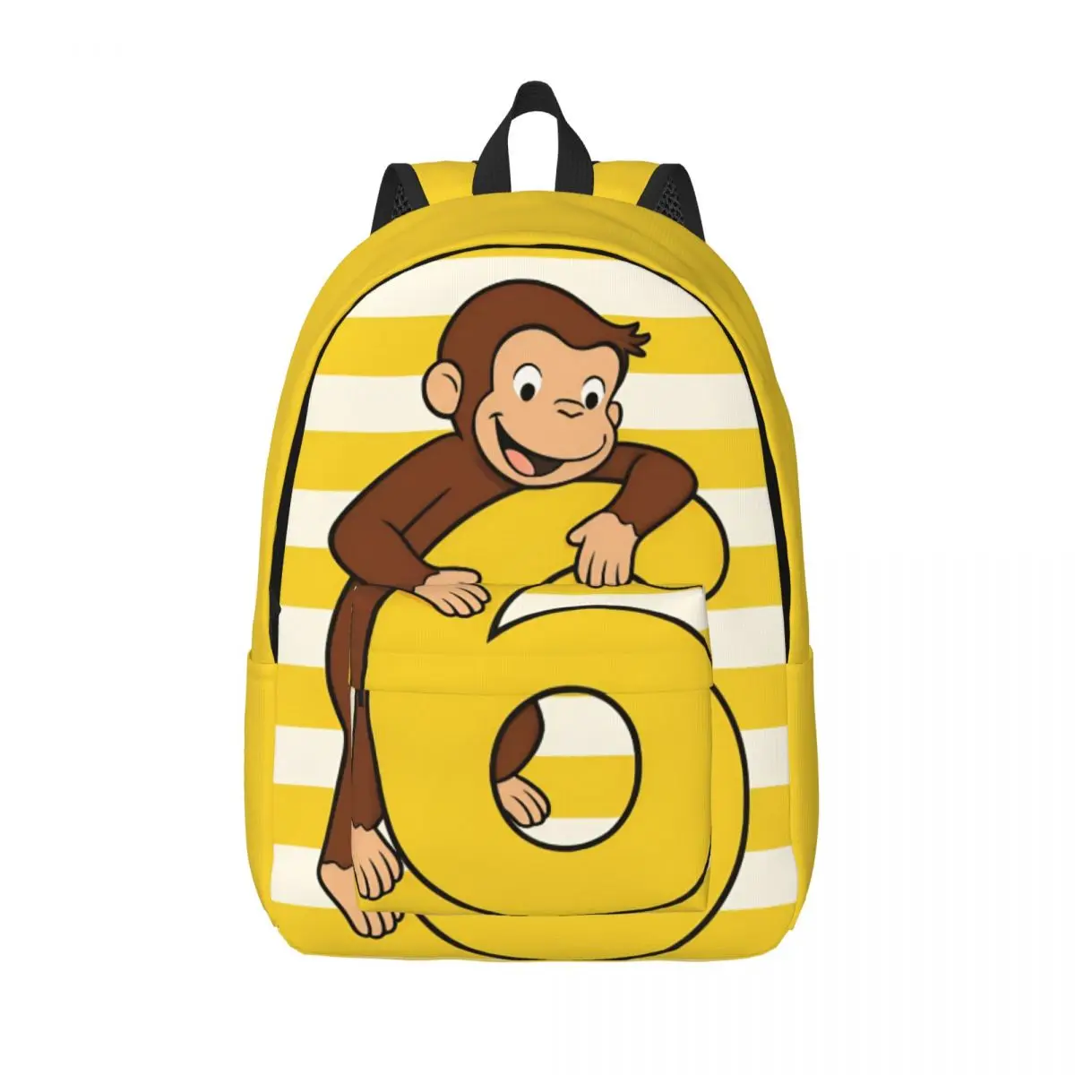 حقيبة ظهر جورج الغريبة للرجال والنساء، حقيبة ظهر رائعة للمشي لمسافات طويلة في المدرسة الثانوية والسفر، حقائب قماشية للكلية هدية