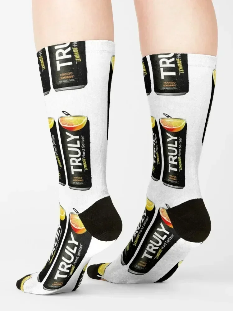Truly Lemonade Socks compression cotton christmas stocking anti slip football Socks Men Women's