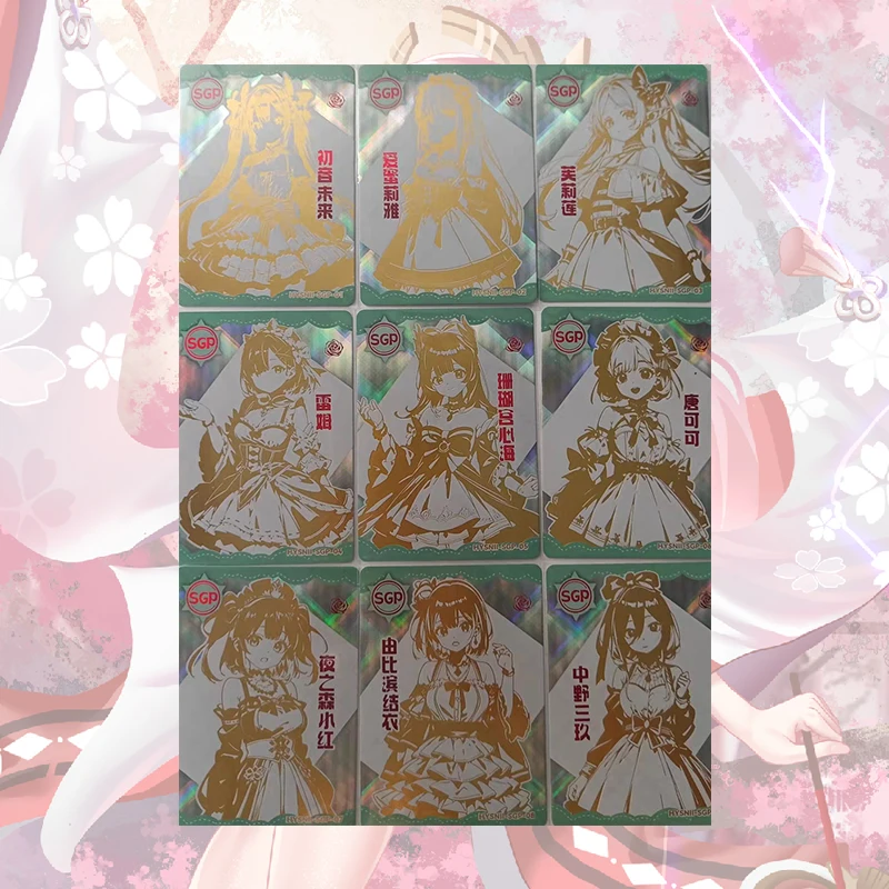 Anime Goddess Story Flower Girl SR TGR SSR ZR SP EX SGP PR Cards Emilia Tokisaki Kurumi Frieren Kitagawa Marin Collectible Cards - view 5