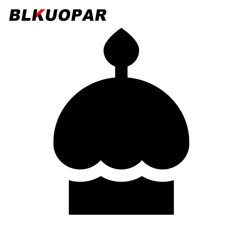

BLKUOPAR For Cupcake Decals Fashionable Vinyl Material Car Stickers Laptop Waterproof Refrigerator Sunscreen Funny Decoration