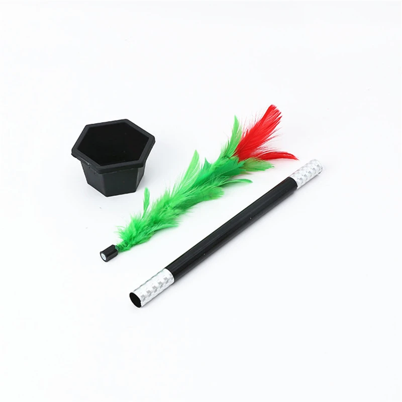 Magic Wand To Flower Magic Trick Easy Magic Tricks Toys For Adults Kids Show Close-up Magic Prop Flower Stick Magic For Children