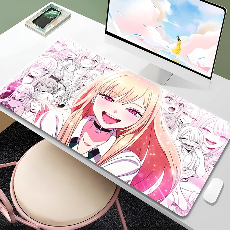 Laptop Mouse Pad My Dress Up Darling Anime Desk Mat Gaming Accessories kawaii Carpet Large Mousepad Marin Kitagawa Mouse Mats