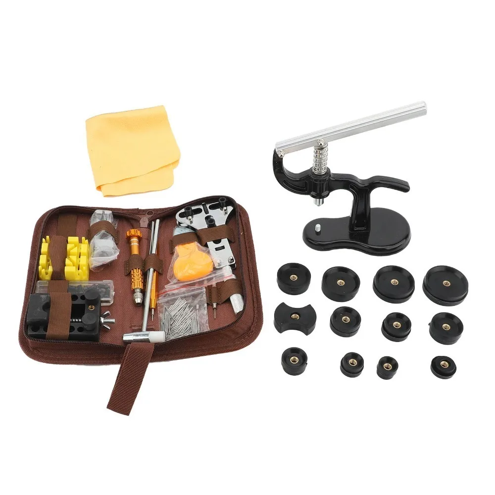 Practical 3 Jaw Watch Repair Kit Storage Bag Watch Case Opener Watch Link Removal Tool For Watch Enthusiasts