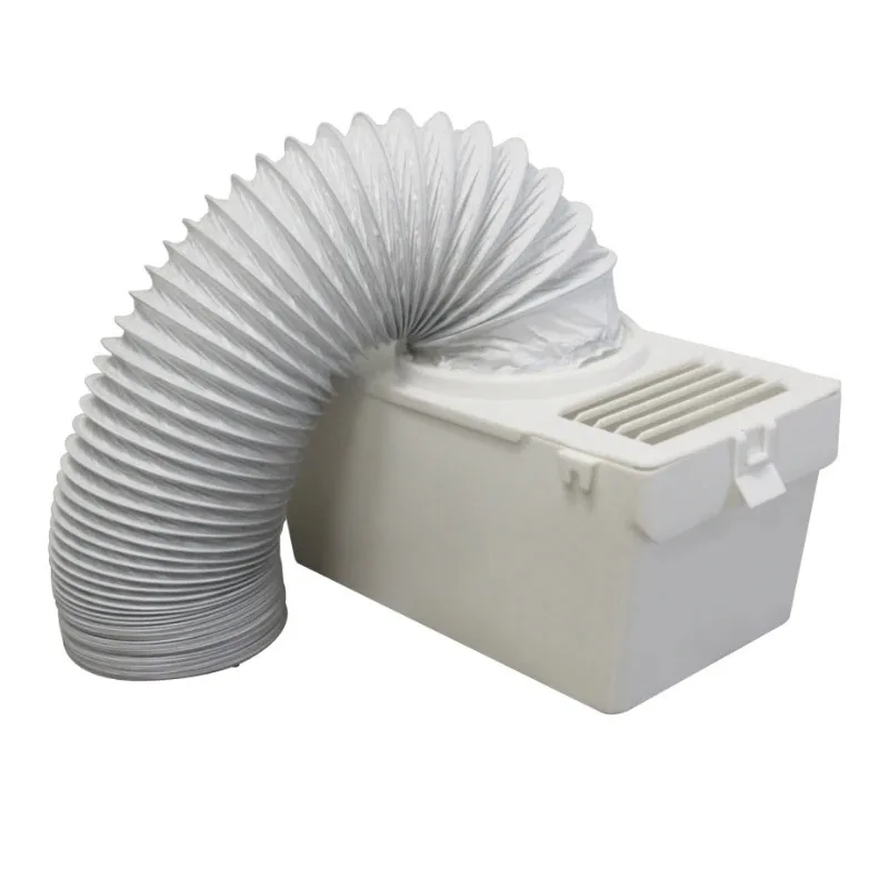 1set Universal PVC Tumble Dryer Condenser Vent Kit Box with Hose for Drying Clothes Indoor Condenser Vent Box & Hose