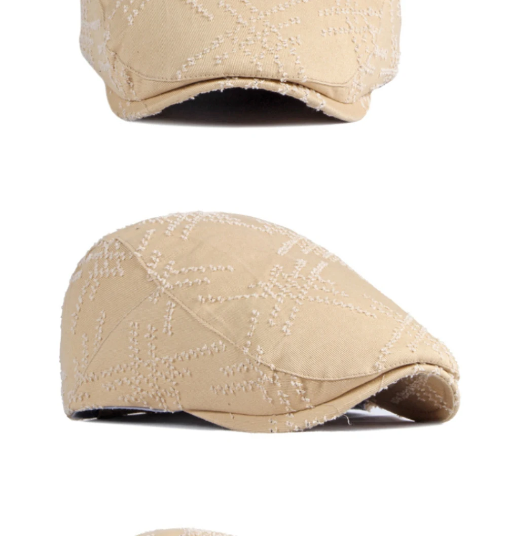 HT4659 Baskenmütze für Herren und Damen, Frühling/Sommer, Vintage-Sonnenmütze, Künstler-Baskenmütze, Unisex Ivy Flat Cap, Verstellbare Herren-Baskenmützen – Detail 8