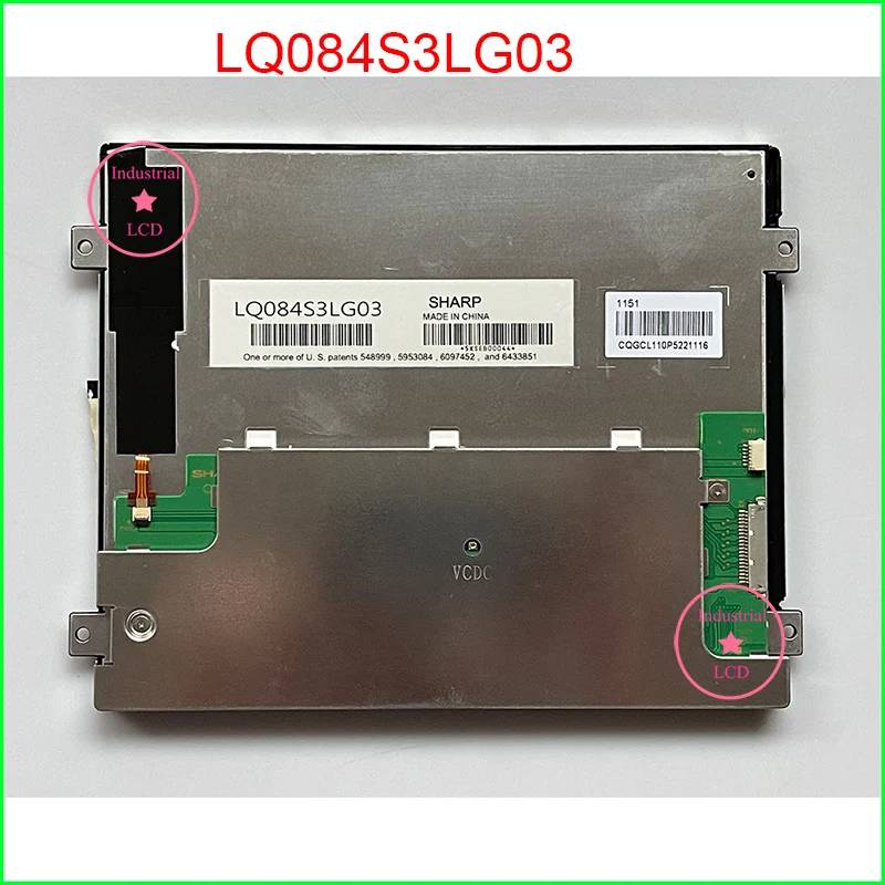 

LQ084S3LG03 Оригинальный 8,4-дюймовый ЖК-монитор Экранная панель 800*600