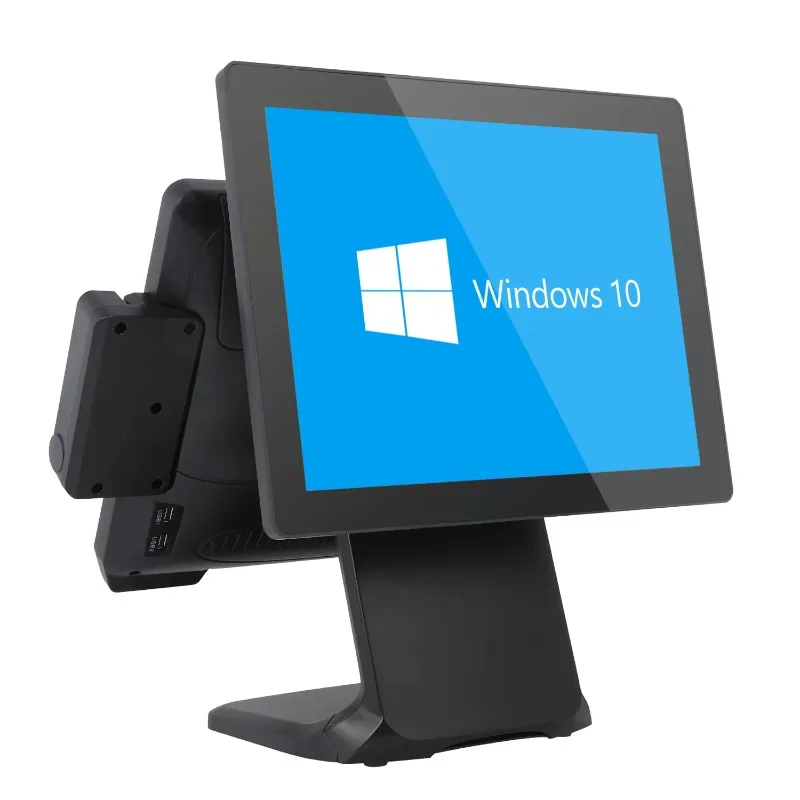 2026 The New ST9800 15inch POS All-in-one Machine Dual-screen POS System Point Of Sale POS System With Windows Software