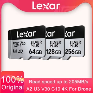 Kartu Micro SD Profesional Lexar Asli 1366X64 GB 128 GB 256 GB Kartu Flash V30 A2 Kelas 10 Kartu TF SDXC Maks 205 MB / dtk untuk Kamera 8 penjualan terbaik lexar 256gb - №