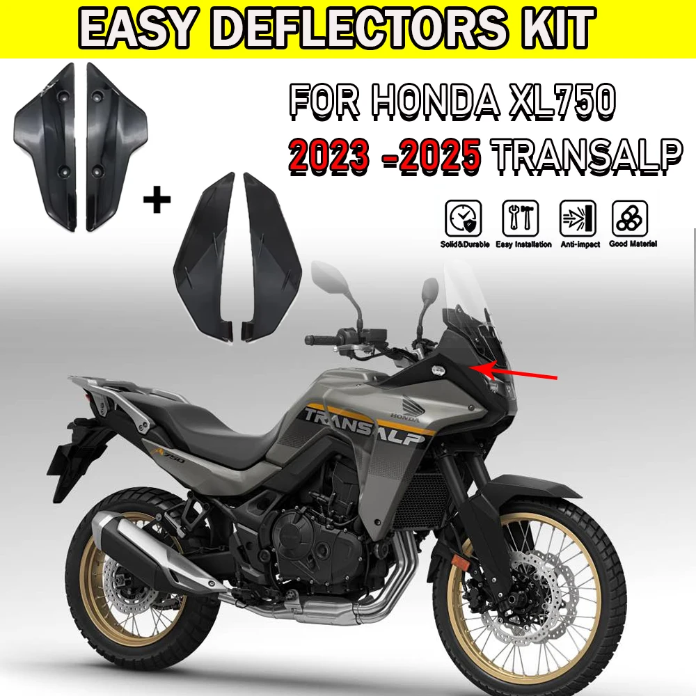 

Для Honda XL750 Transalp 2025 новые аксессуары для мотоциклов, включая верхнее лобовое стекло, лобовое стекло, вентиляционную панель и обтекатель.