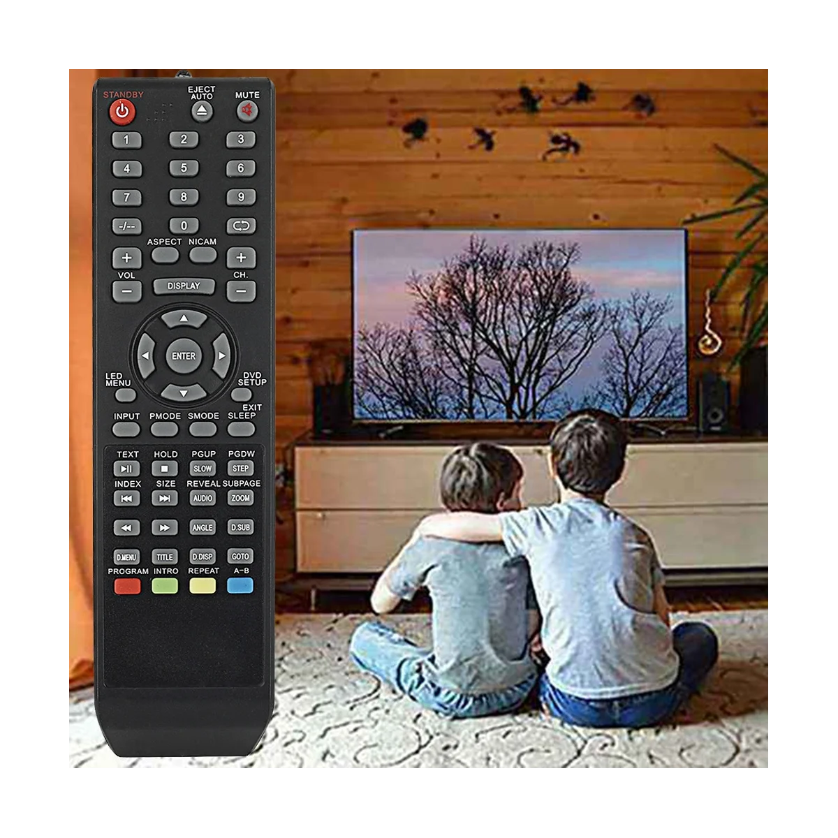 Replacement Remote Control Suitable for TV ABANS EN-83801 Remote Control English Version