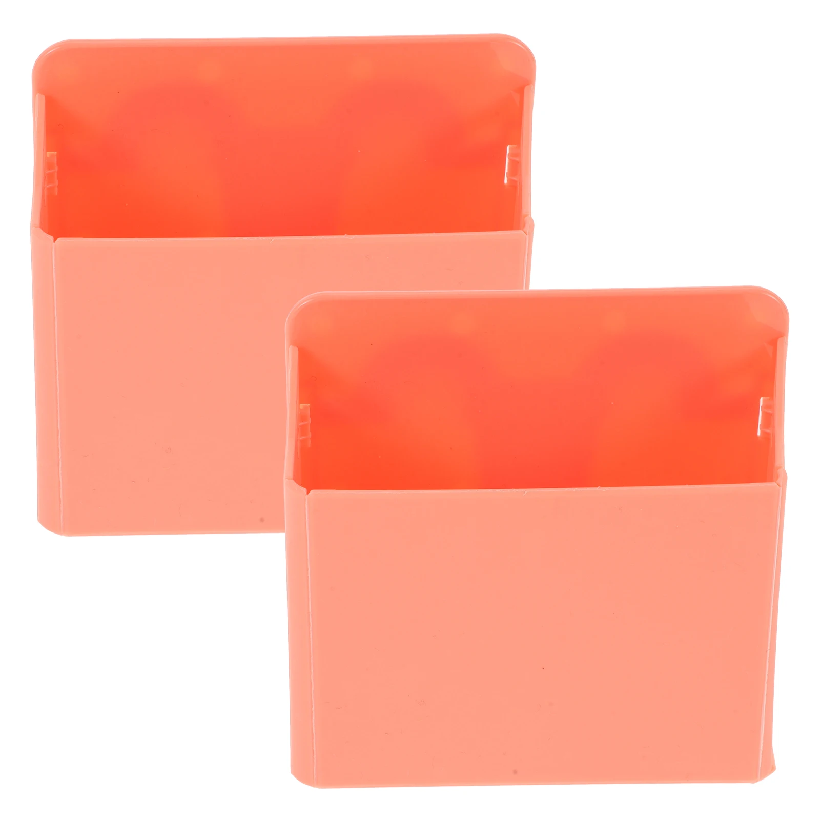 

2 Glass Whiteboard Suction Cup Pen Holder ABS Material Dry Erase Marker Storage Desk Organizer Pencil Box Office