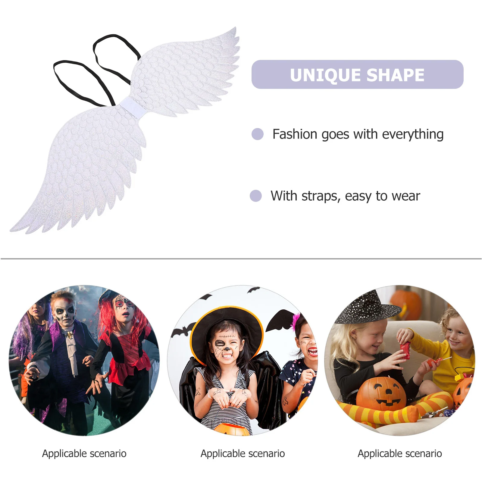 

Butterfly Fairy Wings Costume Prop Comfortable Cloth Party Supplies Halloween Cosplay Masquerade Stage Decoration