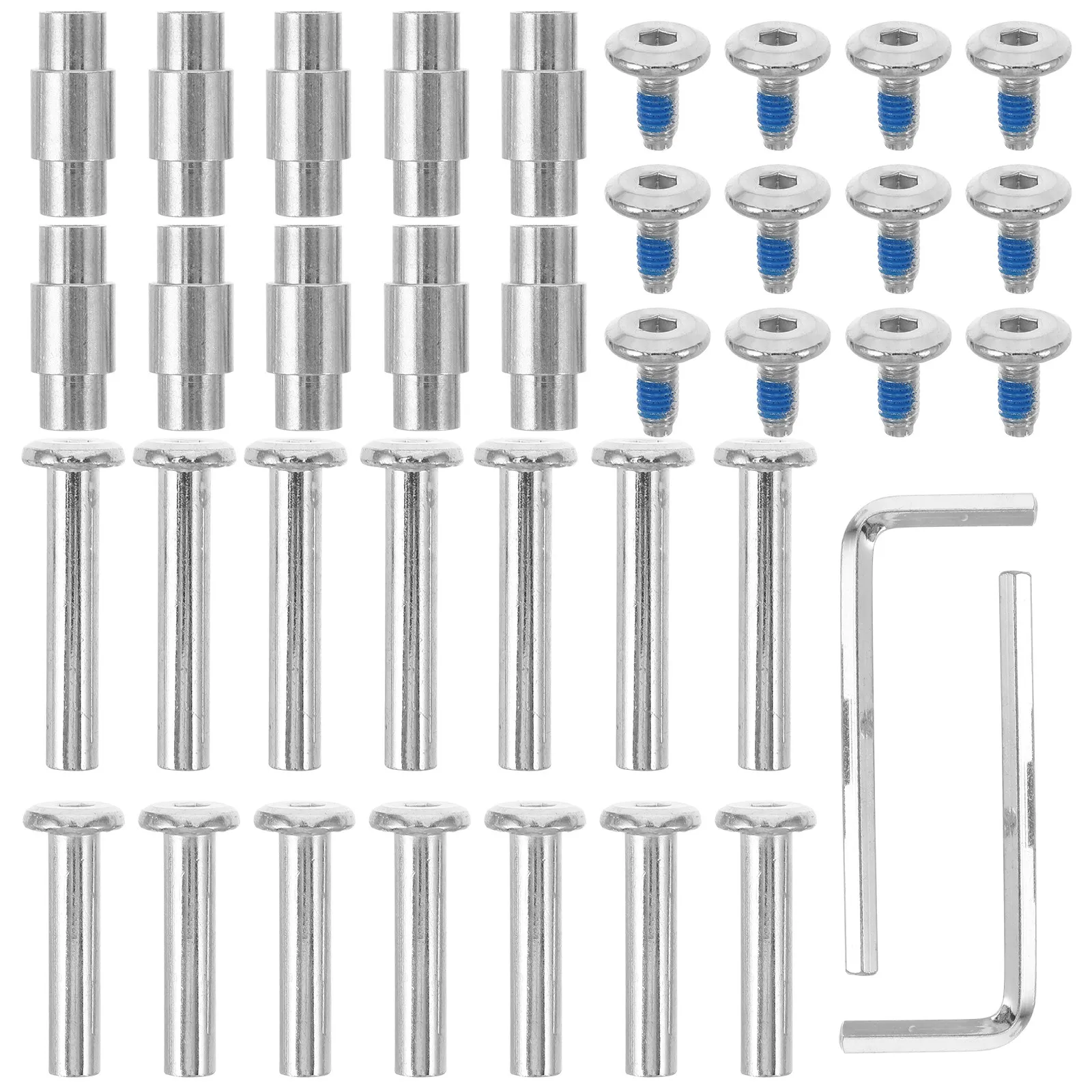 

Комплект осей для роликовых коньков из высокопрочного алюминиевого сплава, сменные крепежные винты, мелкие винты для колес