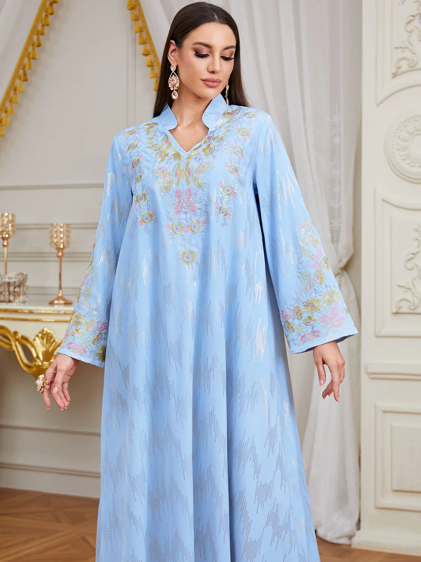 Ramadan Dubai Abaya Moslim Vro - Embroidery Kebaya recensie en prijs