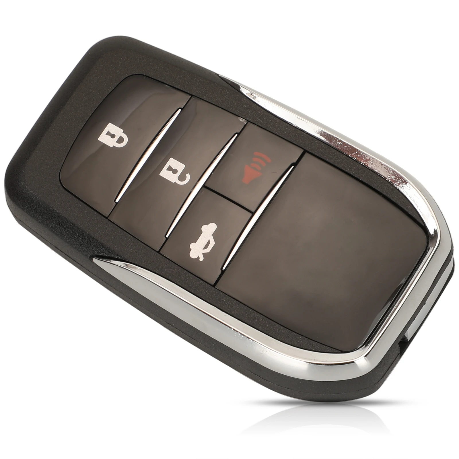 Jingyuqin zmodyfikowany 2 przycisk zdalnego odwróć klucz samochodowy Shell dla Toyota CAMRY Corolla YARIS Vios Prado TOY43 ostrze Fob Case wymiana — zdjęcie 4