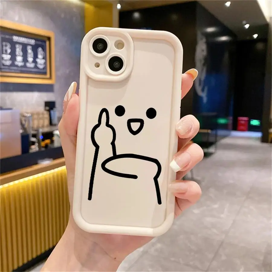 حافظة لهاتف آيفون 17 اير 13 12 11 برو ماكس 15 16 14 بلس 16e XR XS ماكس غطاء ناعم مضحك كارتون ماتشمان