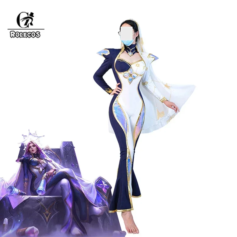 ROLECOS LOL Broken Covenant Miss Fortune Prestige Cosplay Costume Game LOL Miss Fortune Jumpsuit Halloween Women Outfit