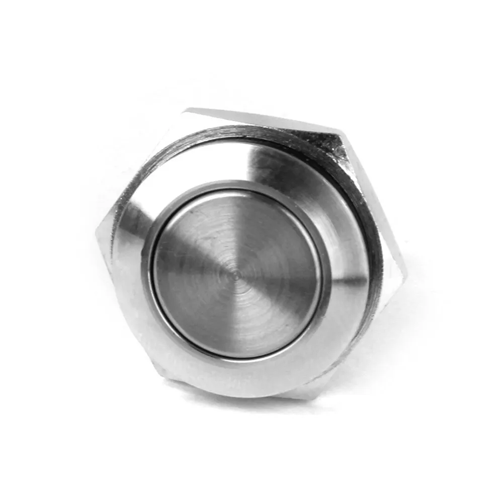 16Mm Stainless Steel Momentary Push Button Switch Waterproof for Car Horn Boat Ignition Doorbell Momentary Push Button view 4