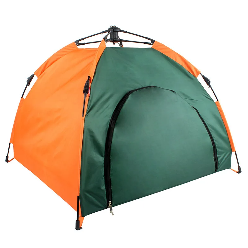 Portable And Foldable Dog Tent Bed Resistant Pet Tent With Washable Pee Pad