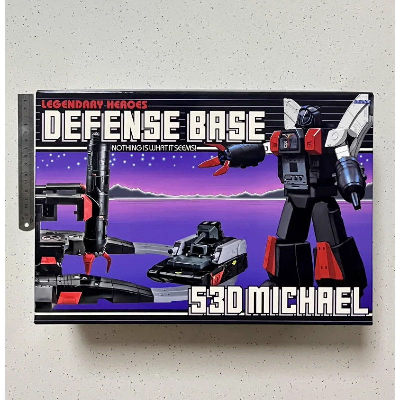 【สินค้าเฉพาะจุด】ของเล่นแปลงร่างต้นฉบับ NEWAGENA H53D Power King Kong Black Limited Edition Action Doll