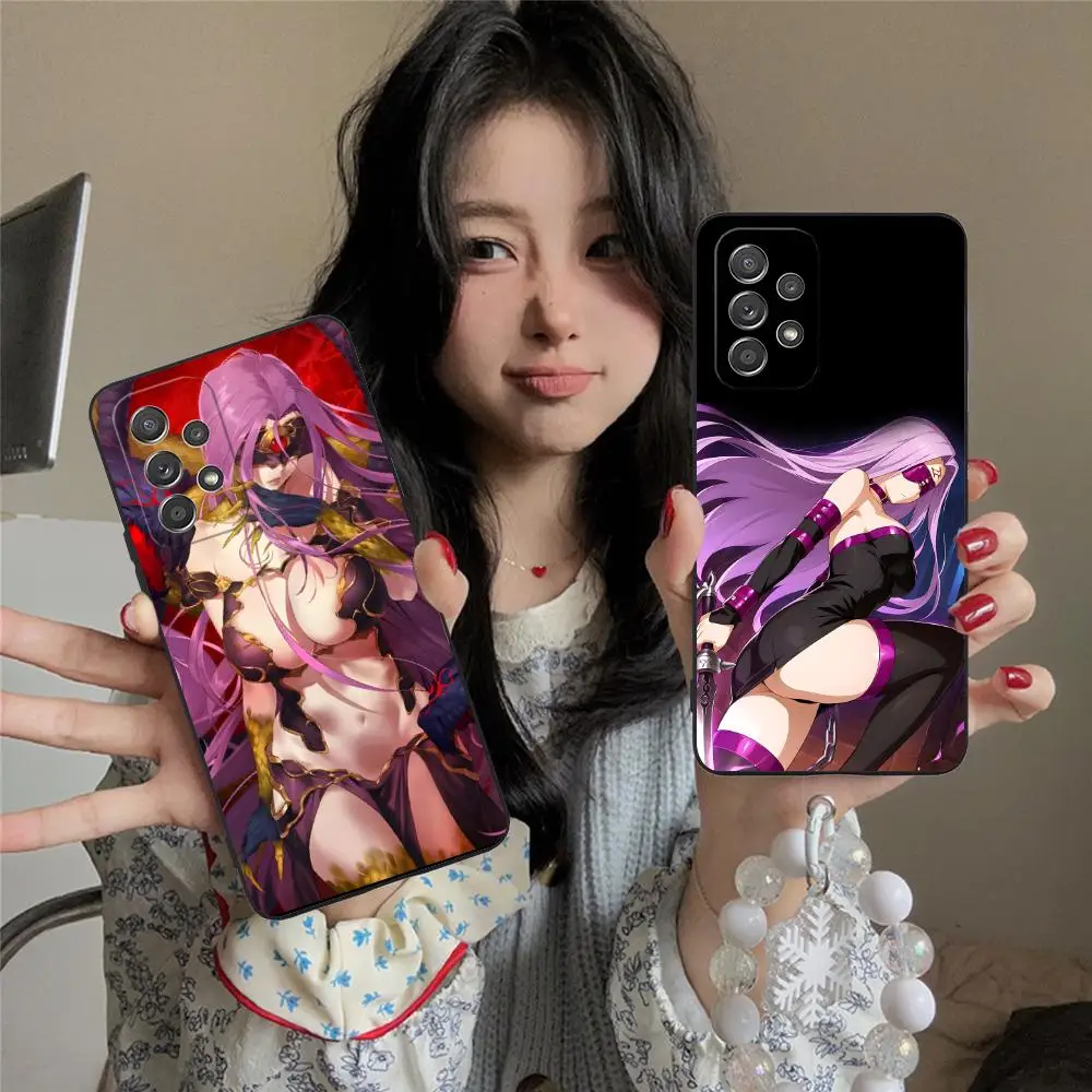 Funda de teléfono Fate Stay Night Medusa Rider para Samsung Galaxy A73 72 71 70 56 55 54 52 36 35 34 23 16 15 5G Impresión en color